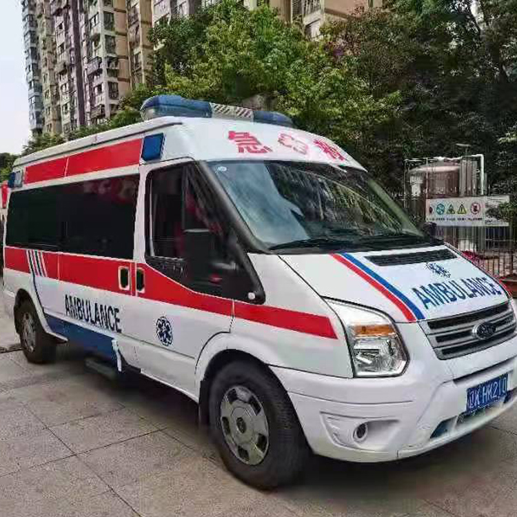 西昌长途救护车护送病人返乡